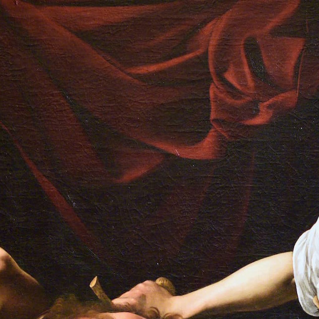 drappo rosso giuditta e oloferne caravaggio palazzo barberini