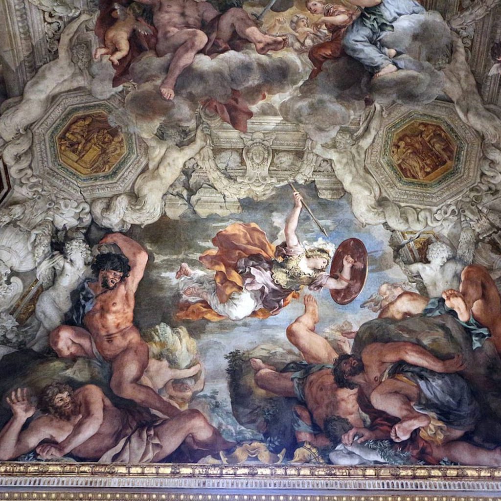 minerva trionfa sui giganti