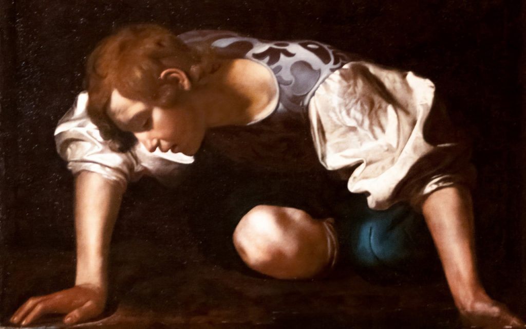 narcyz caravaggio palazzo barberini okładka