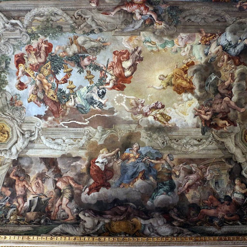 trionfo della pace sul furore palazzo barberini